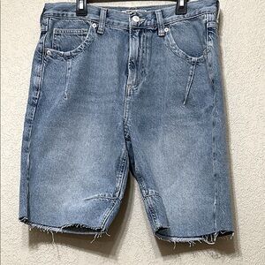 WE THE FREE BY FREE PEOPLE 
Ghost Town Long 
Shorts Women's 
Size 29 Blue